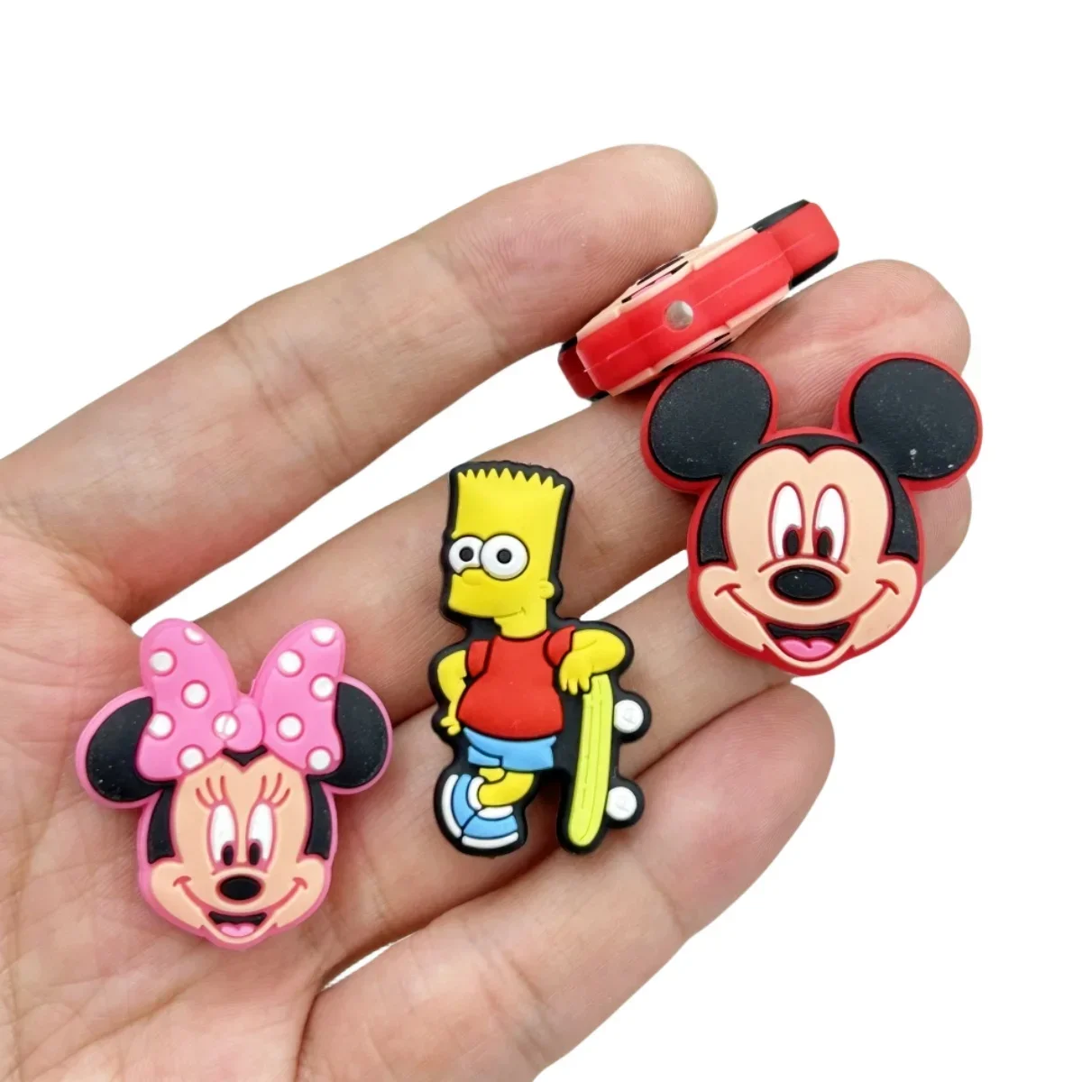 Baby Food Grade - 10PC DIY Cartoon Mini Silicone Beads