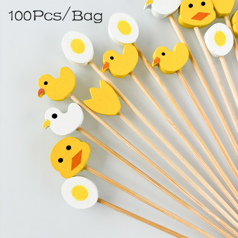 100Pcs Cute Yellow Duck Egg Di - Baby Food Dessert review and price