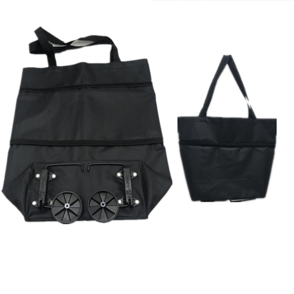 Folding Shopping Pull Cart Tro - Food Pouch Reusable review and price