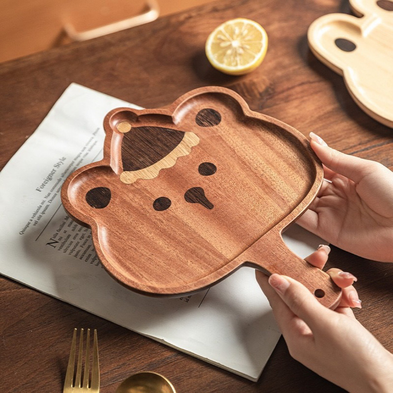 Wooden Cartoon Tray Creative C - Baby Food Dessert review and price