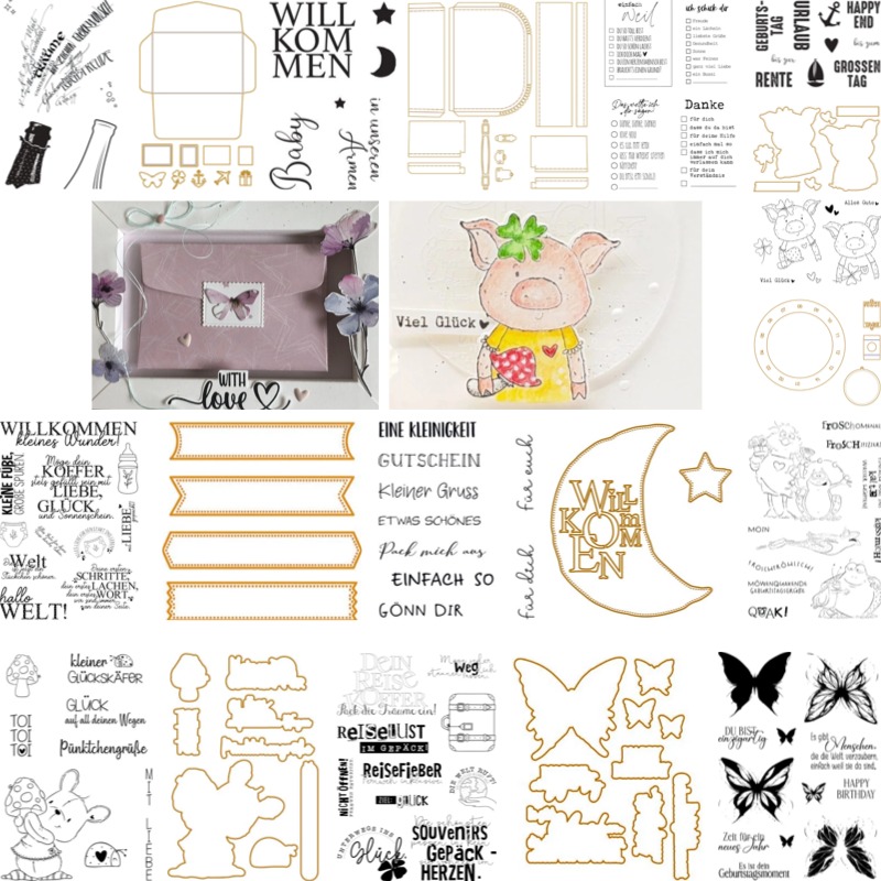 Baby Suitcase Stamps And Dies  - Food Box Baby review and price