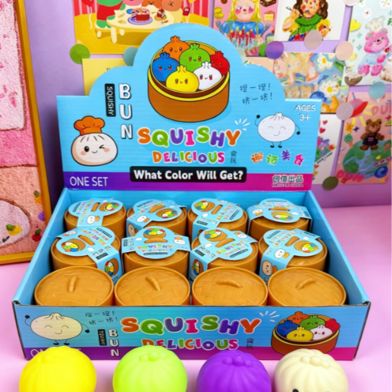 Multicolor Smiley Bun Squishy  - Baby Food Steamer review and price