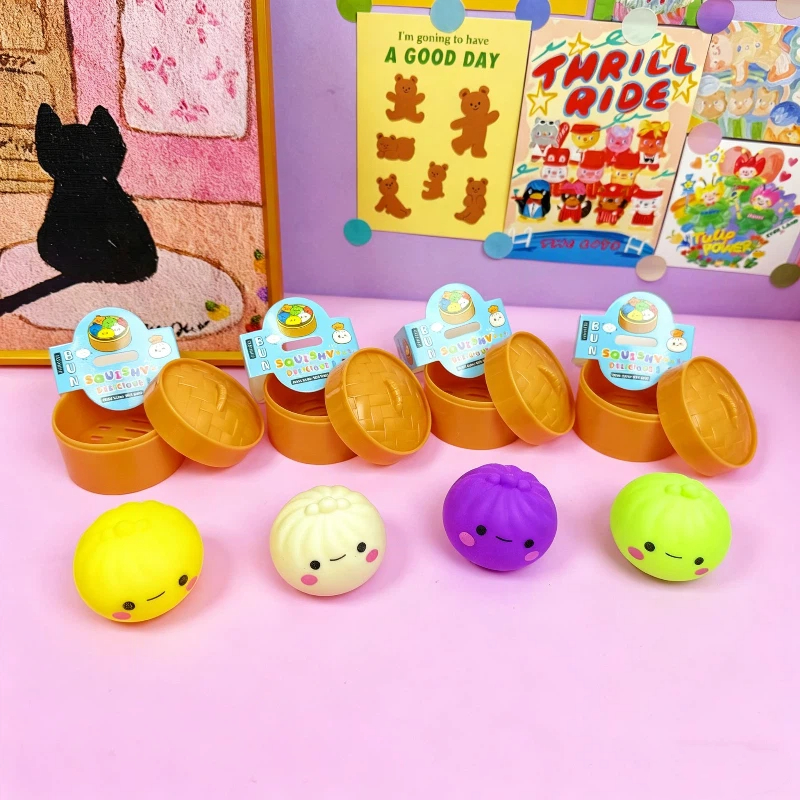 Multicolor Smiley Bun Squishy  - Baby Food Steamer review and price
