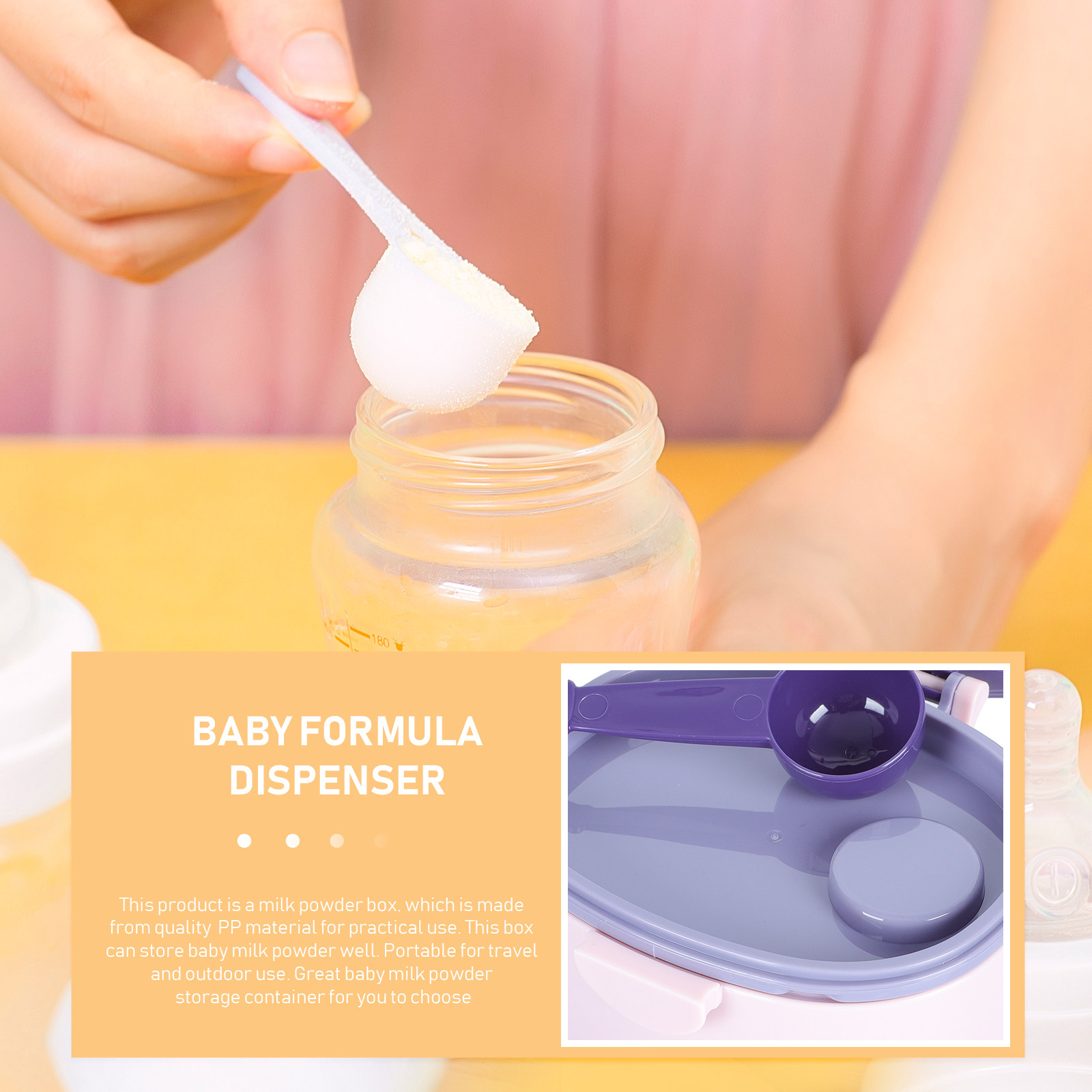 Safe PP Material Baby Formula  - Food Box Baby review and price