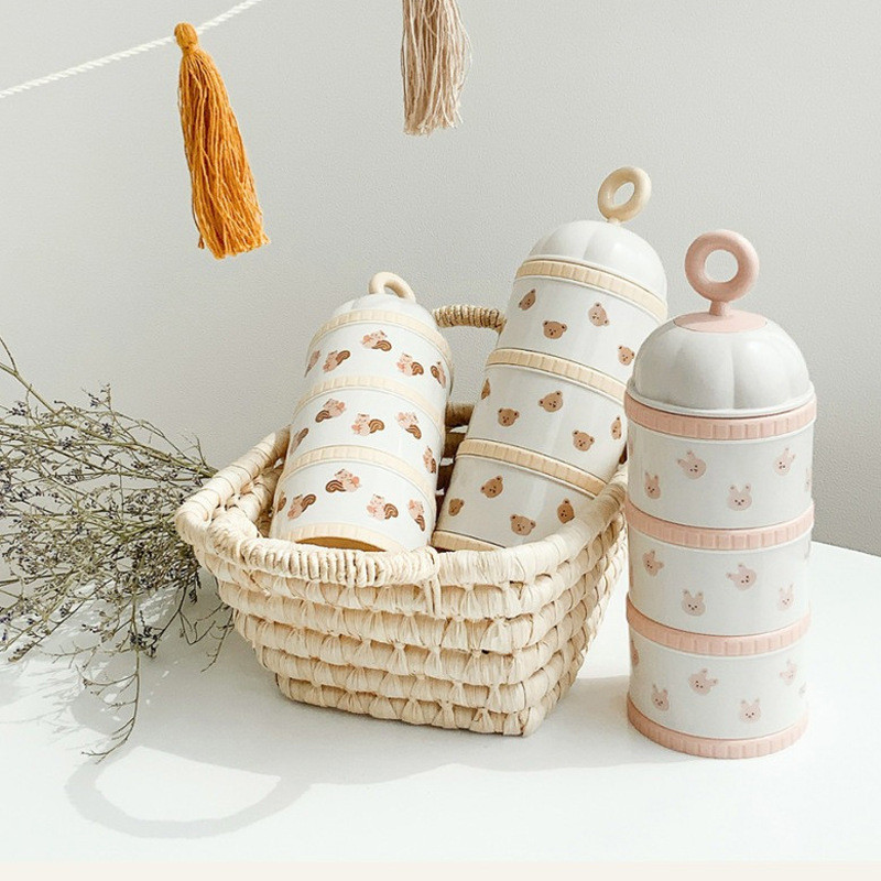 Cute Bear Milk Powder Box Baby - Food Box Baby review and price