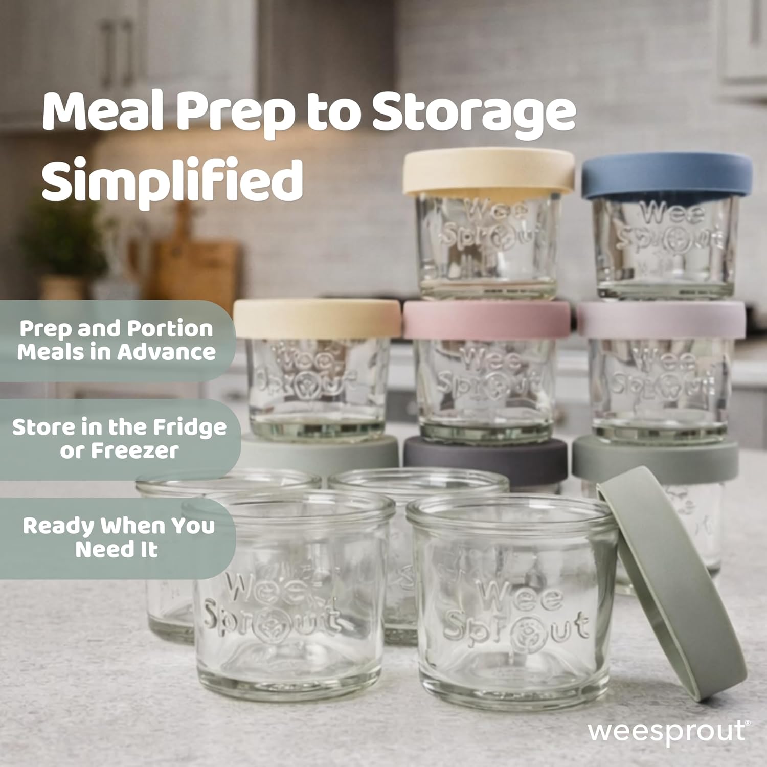 Glass Baby Food Storage Jars w - Baby Food Jars With Lids review and price