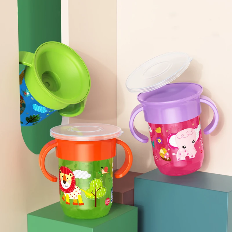 360 Rotated Cartoon Baby Learn - Baby Food Jars With Lids review and price