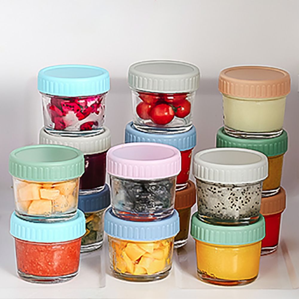 6pcs Mason Jar Glass Baby Food - Baby Food Jars With Lids review and price