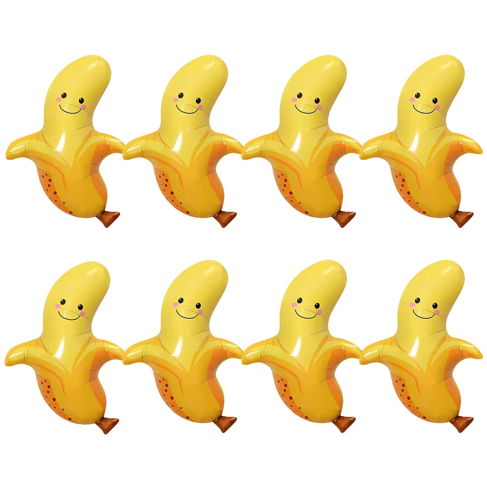 8Pcs Yellow Banana Balloons Cu - Baby Food Banana review and price