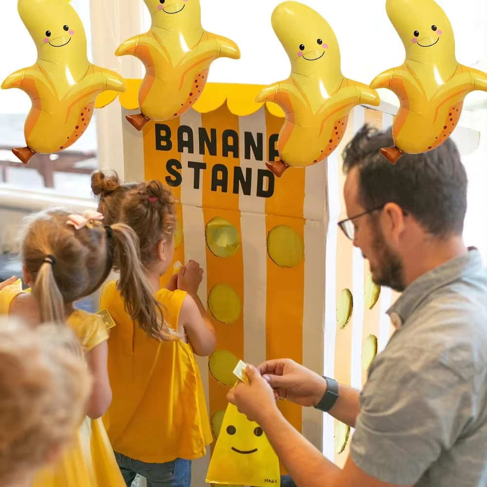 8Pcs Yellow Banana Balloons Cu - Baby Food Banana review and price