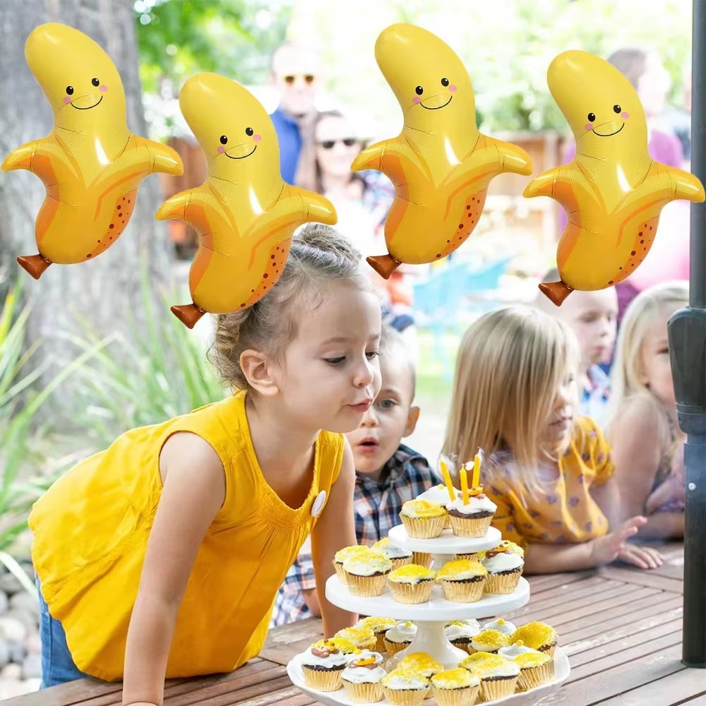 8Pcs Yellow Banana Balloons Cu - Baby Food Banana review and price