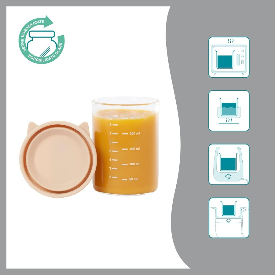 Baby Glass Food Jars Set of 6  - Baby Food Jars With Lids review and price