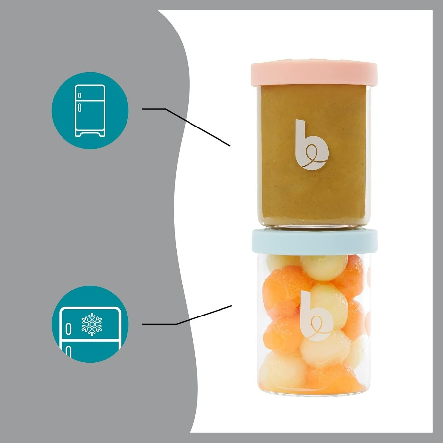Baby Glass Food Jars Set of 6  - Baby Food Jars With Lids review and price