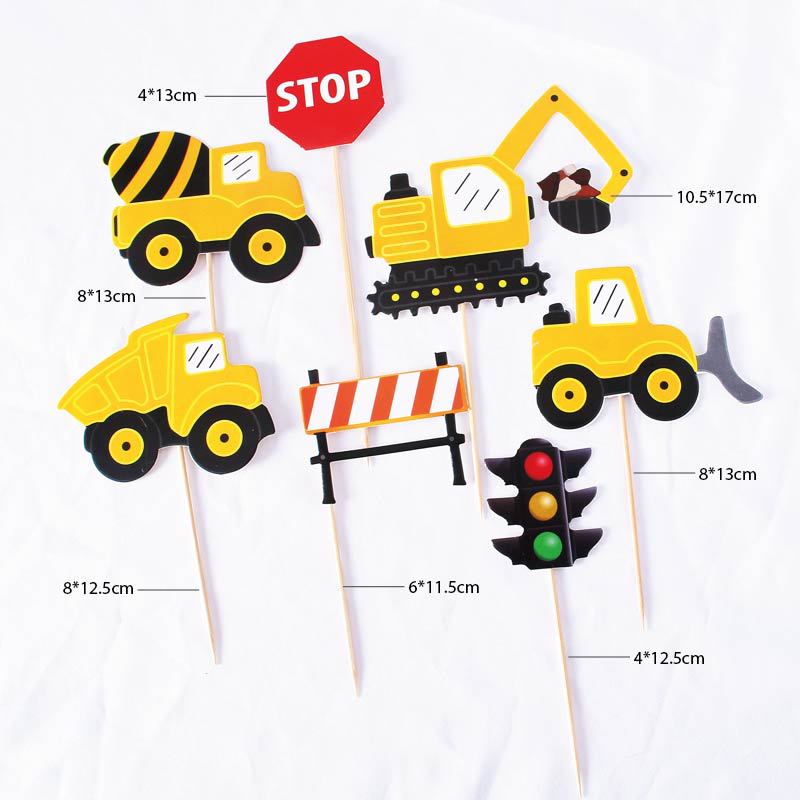 Cake Topper Plane Excavator Bu - Baby Food Dessert review and price