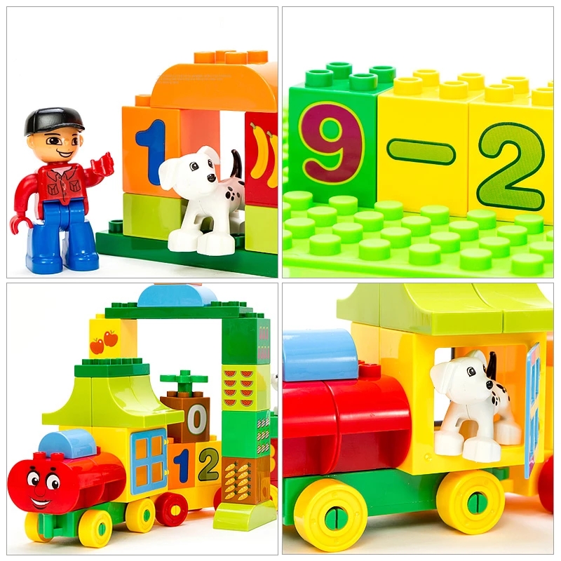 50pcs Duplo Building Blocks Bi - Food Box Baby review and price