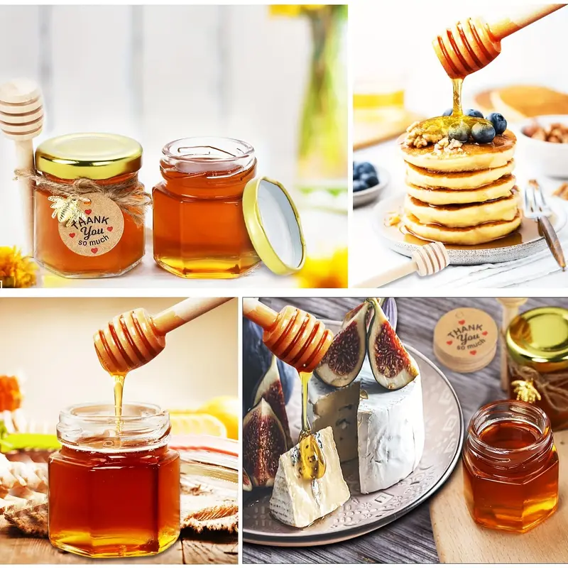 1.5oz, Hexagonal Mini Glass Ho - Baby Food Jars With Lids review and price