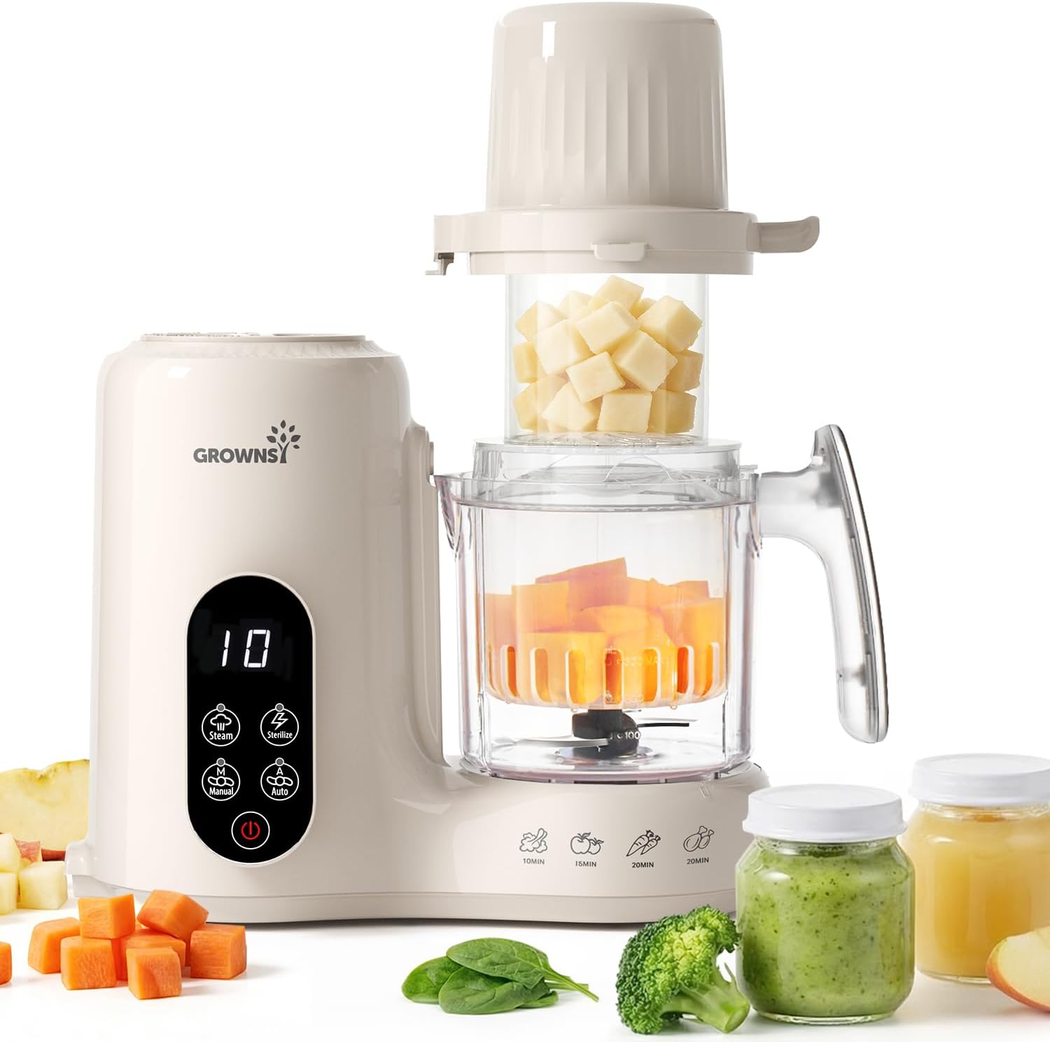 Baby Food Maker with Dual-Laye - Baby Food Steamer review and price